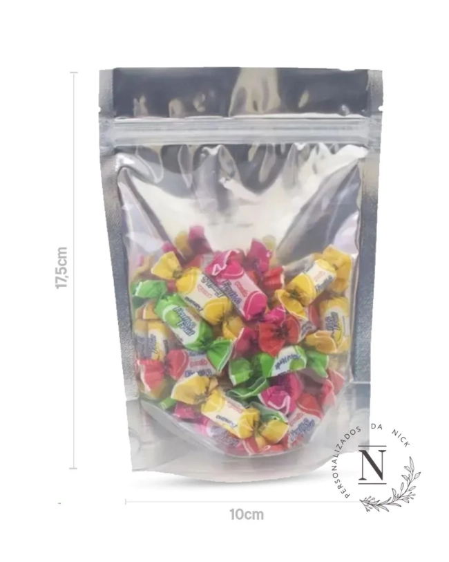 Saquinho Zip Lock 10x17 Lembrancinha Cerejinha