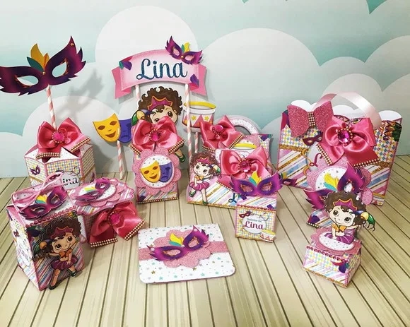 Arquivos De Corte Silhouette - Kit Carnaval Lina - cod 69