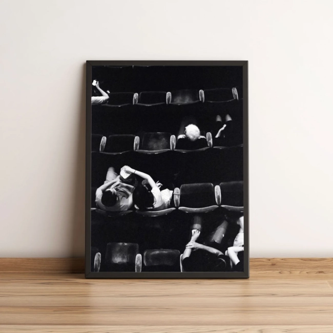 Quadro Preto e Branco: Cena no Cinema 119