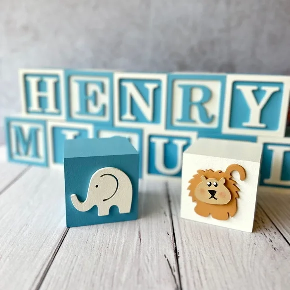 Safari Cubos 6x6cmts - Decoração Bebè