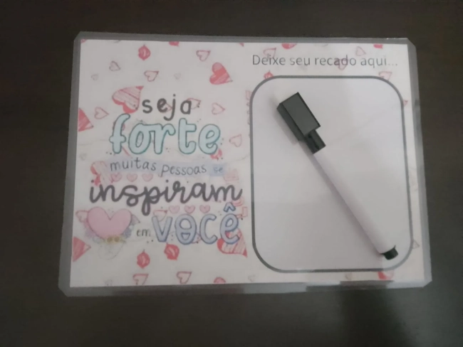 Porta recado de geladeira