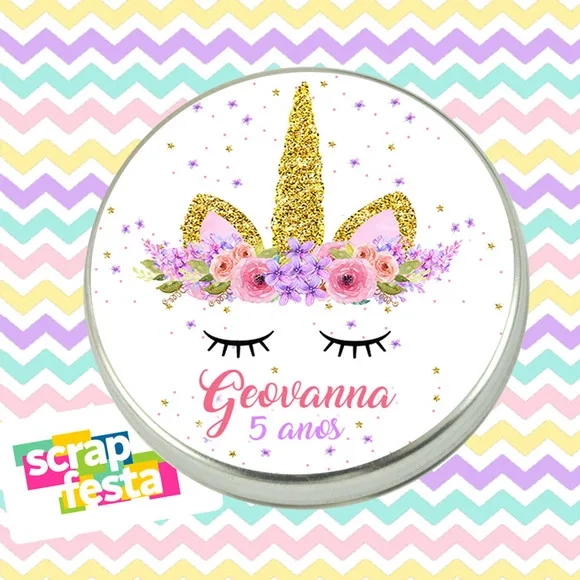 Latinhas Personalizadas Lembrancinhas Festa Unicórnio