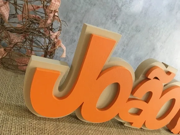 Letras Decorativas Nomes Sobreposição + Dinossauro