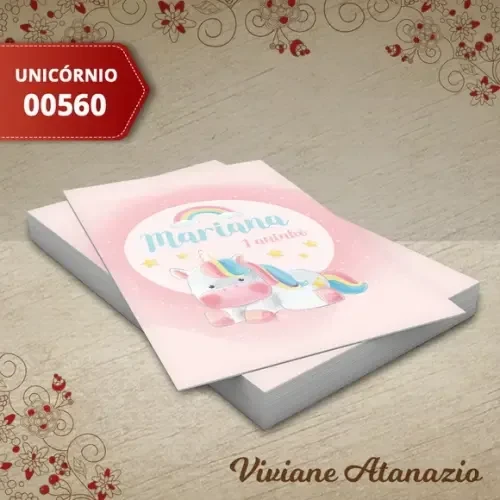 Adesivo Tubete Unicórnio - 00560