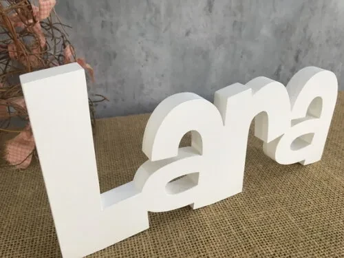 Letras Decorativas em MDF Linha CH