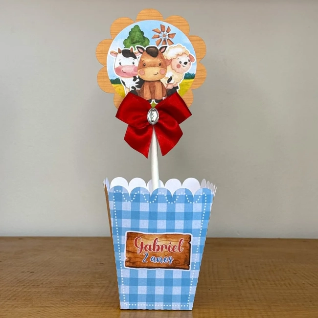 PEGUE E MONTE - Centro de Mesa FAZENDINHA - Decoração de Festa | Lembrancinhas | Aniversário | Personalizados