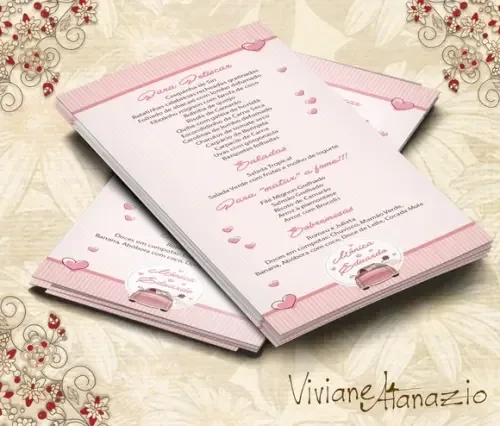 Cardápio Casamento - 00019