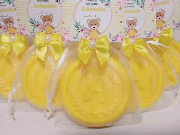 Lembrancinha Maternidade, Sabonete Letra Personalizada