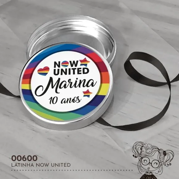 Latinha Adesivada Now United - 00600
