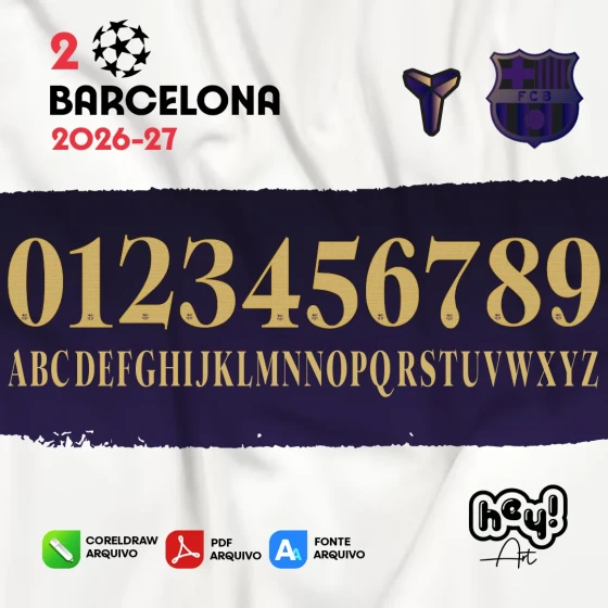 Fonte Vetor Barcelona Camisa 2