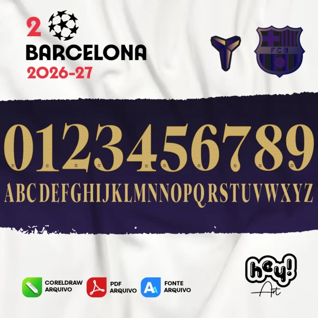 Fonte Vetor Barcelona Camisa 2
