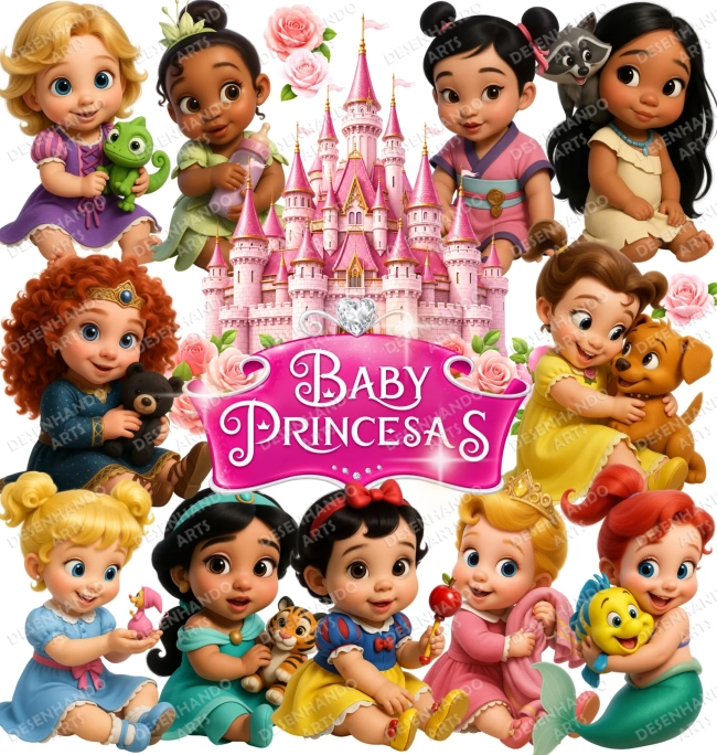 KIT DIGITAL PRINCESAS BABY