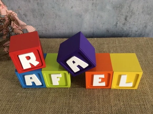 Cubos Decorativos Tema Pocoyo para Festa Infantil e Maternidade