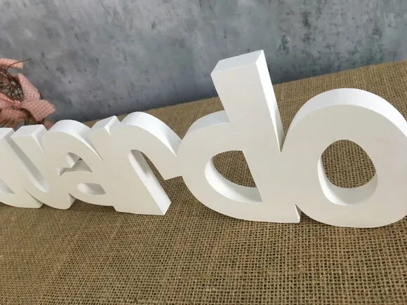 Letras Decorativas - nome em MDF Linha CH