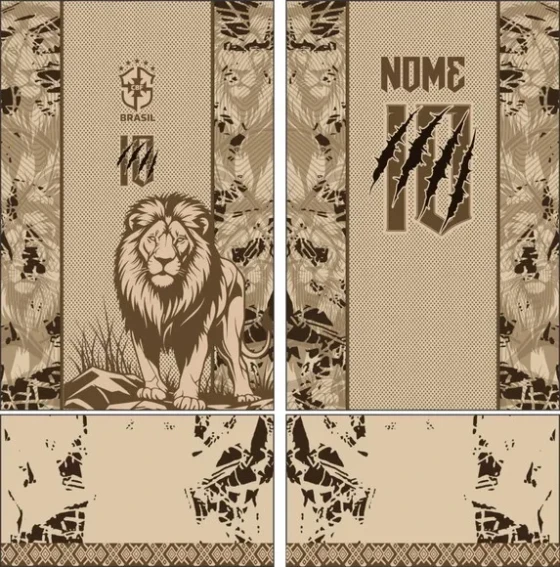 Arte Vetor Camisa Interclasse Leão Mod-819