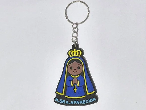 Chaveiro N.sra.aparecida e N.sra. de Fátima -4 Unidades