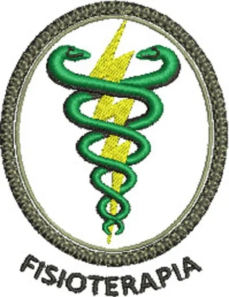 Matriz de Bordado Símbolo Fisioterapia