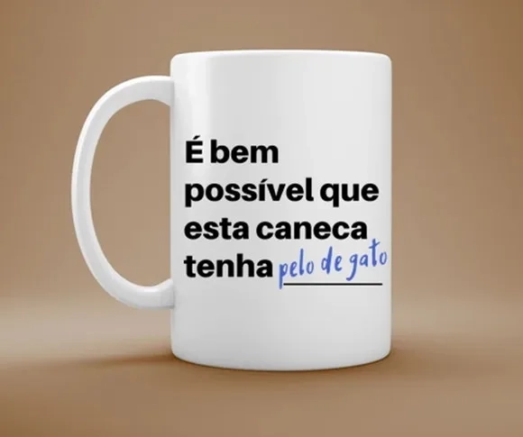 Caneca Engraçada Gatos