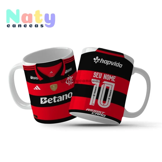 Caneca Personalizada Camisa Mengo 2026