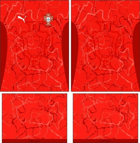 Arte Vetor Camisa Portugal Concept 2025
