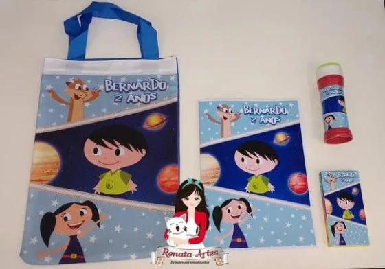 Kit diversão personalizado na ecobag
