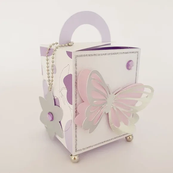 Kit 60 Lembrancinhas Borboleta Lilas
