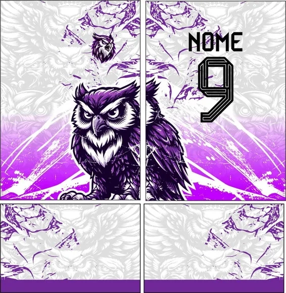 Arte Vetor Camisa Interclasse Coruja 351