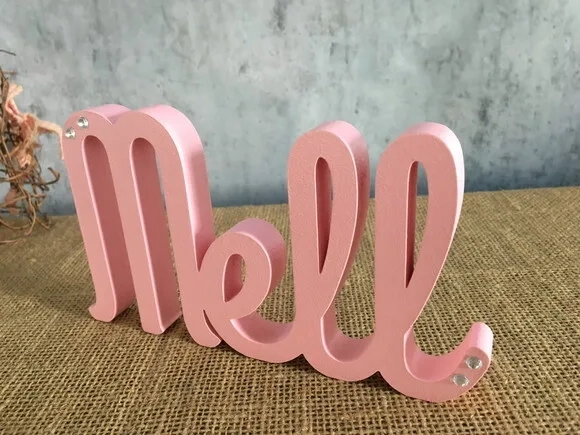 Letras de MDF -Nomes - Letras Cursivas
