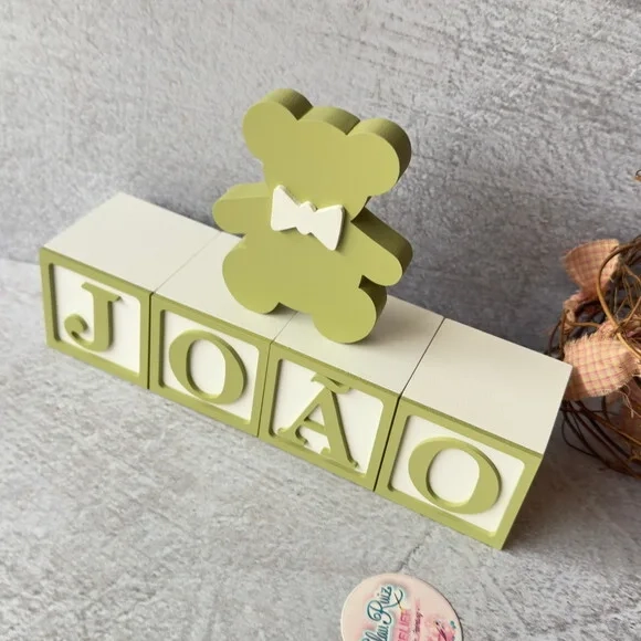 Cubos 6x6cm Ts + Ursinho