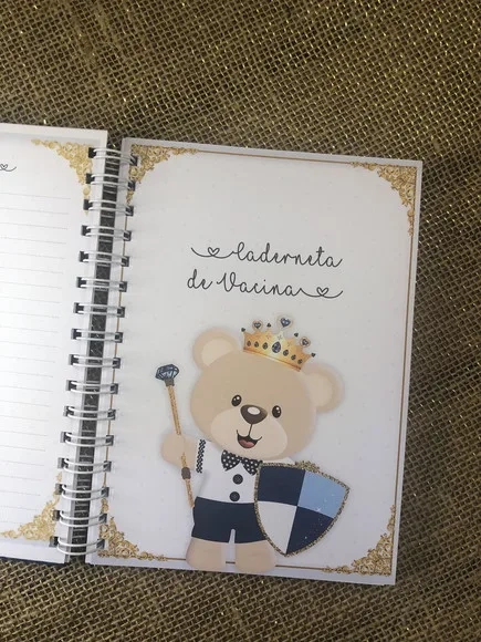 Caderneta de Saúde / Vacinação Personalizada - Ursinho