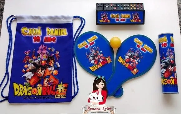 Kit Jogos 3 na Mochila Dragon Ball