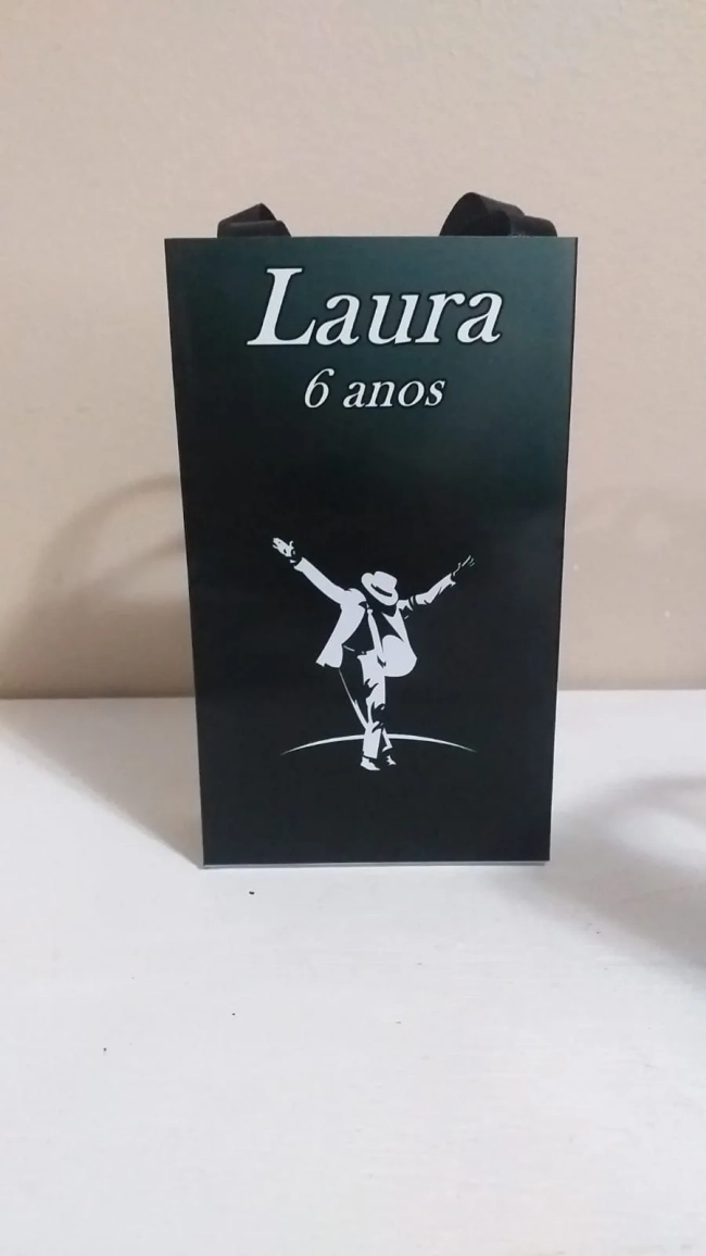 Sacolinhas Personalizadas Michael Jackson para Lembrancinhas