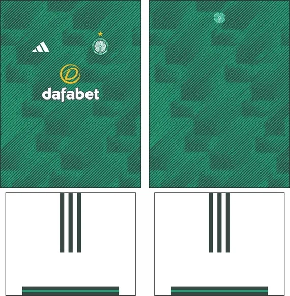 Arte Vetor Camisa Celtic Conceito 2025