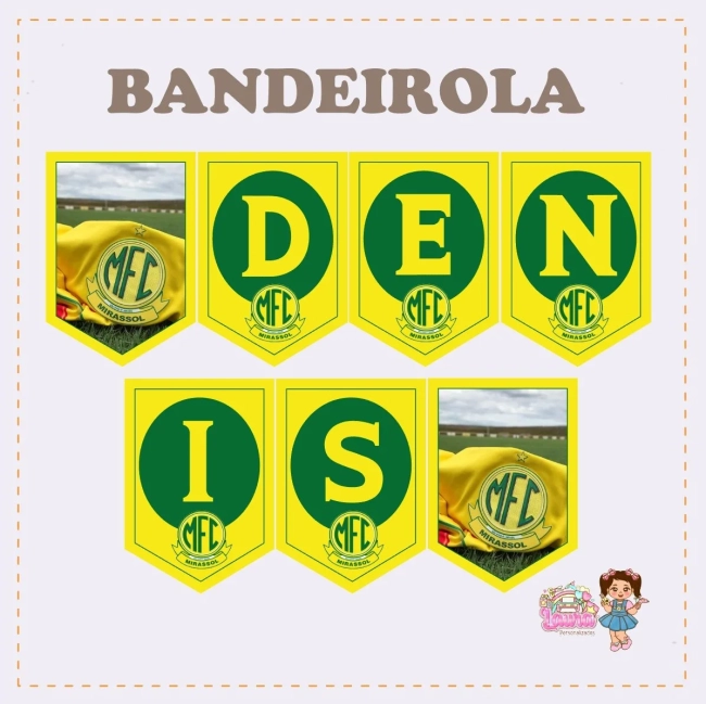 Kit Festa Só Um Bolinho MIRASSOL - Decoração de Festa