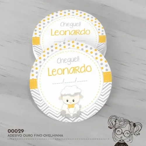 Adesivo Água Ouro Fino Ovelhinha - 00029