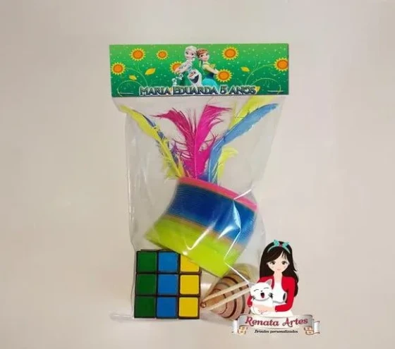 Kit Brinquedos Retrô Tema Frozen Fever