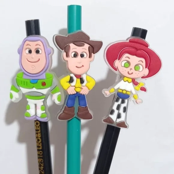 Lápis C/ponteira de Personagens Variados Pacote C/16 Unidade