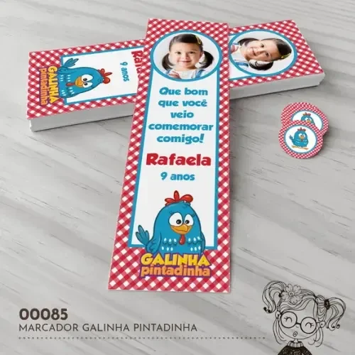 Marcador Galinha Pintadinha - 00085