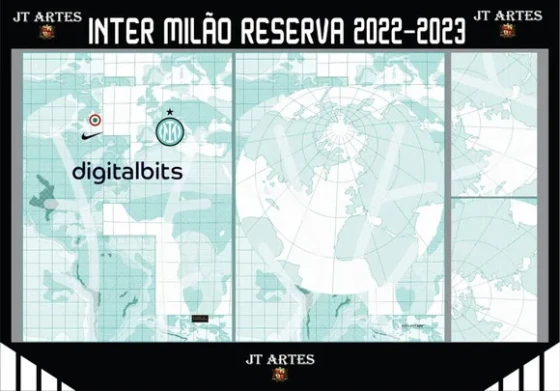 Vetores Camisa De Inter Milão 2022-2023
