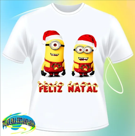 Camiseta Minions Natal