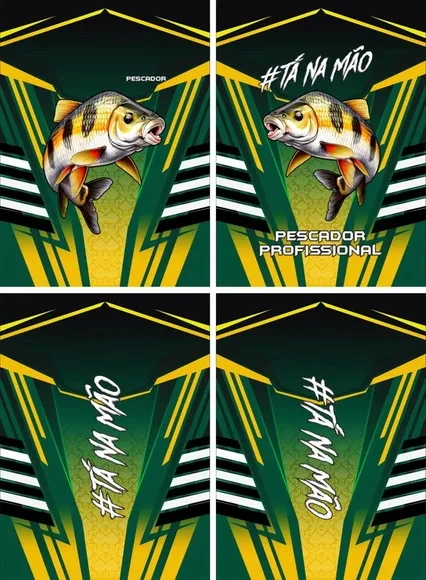 Arte Vetor Camisa Pesca-mod-0121