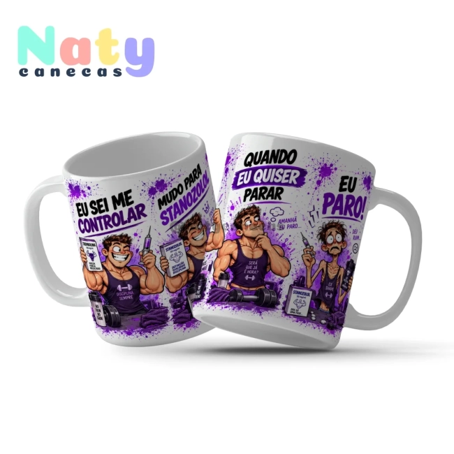 Caneca Meme É Fase! Eu Sei Me Controlar Quando Eu Quiser parar Eu Paro
