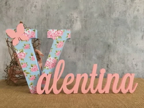 Jardim Encantado - Nomes Personalizados - Tecido