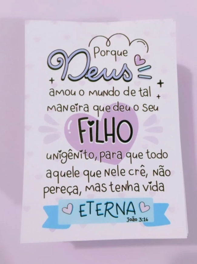 Panfleto Versículo (25 un)