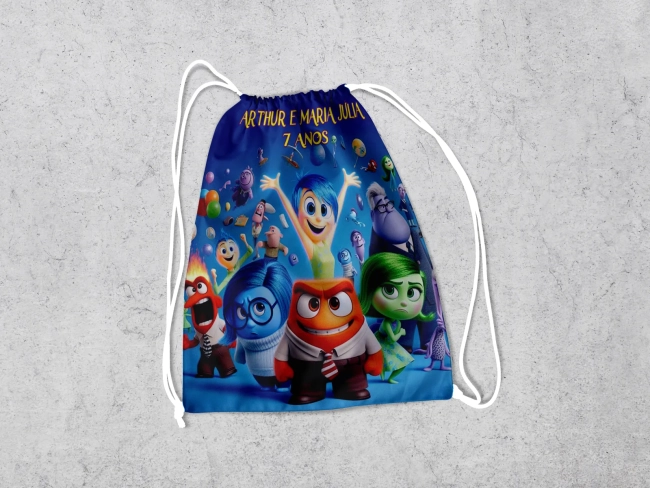 Mochilinha Personalizada para lembrancinhas Divertidamente