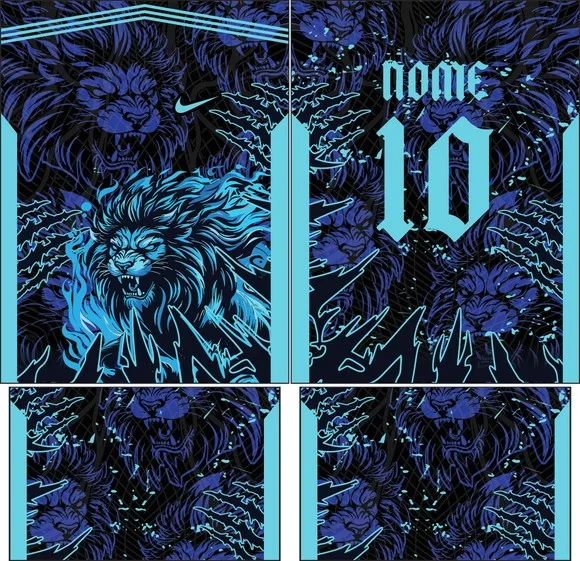 Arte Vetor Camisa Interclasse Leão Mod-847