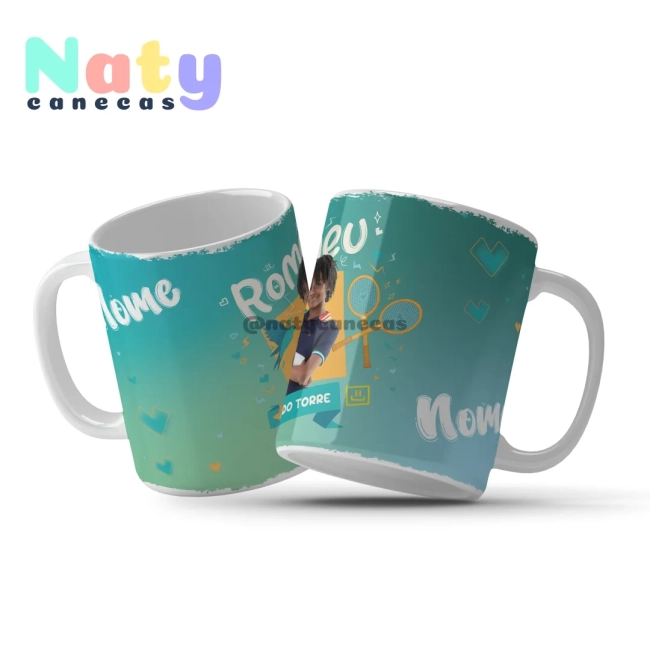 Caneca Personalizada A infância de Romeu e Julieta Personalizada com Nome