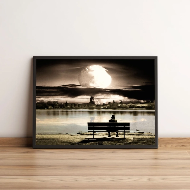 Quadro Cena Apocalíptica Contemplativa 26
