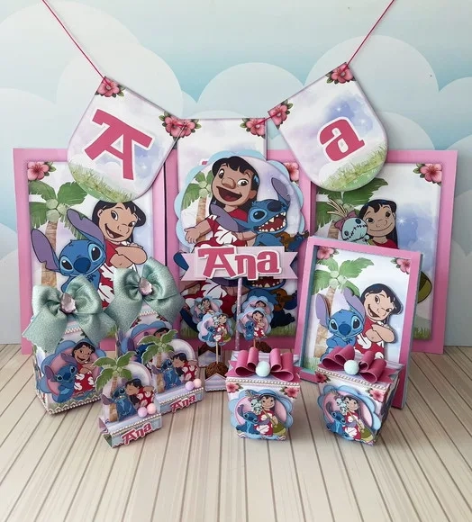 Kit 30 Lembrancinhas Lilo e Stitch
