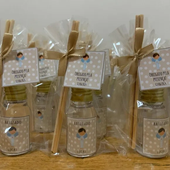 Lembrança Batizado Mini Aromatizador